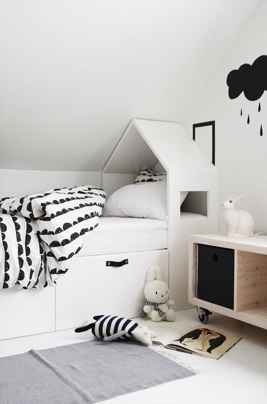 bed with built in storage