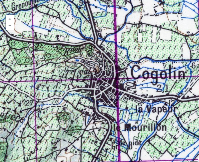 Cogolin en 1950
