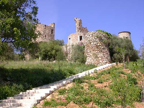 15th century castle in Grimaud overlooking the Gulf of Saint-Tropez